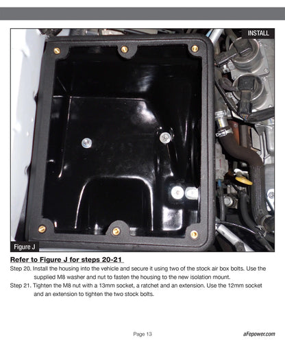 aFe MagnumFORCE Stage-2 Si Intake w/Pro Dry S | Toyota Tacoma V6 4.0L 2012-2013 (51-82342)