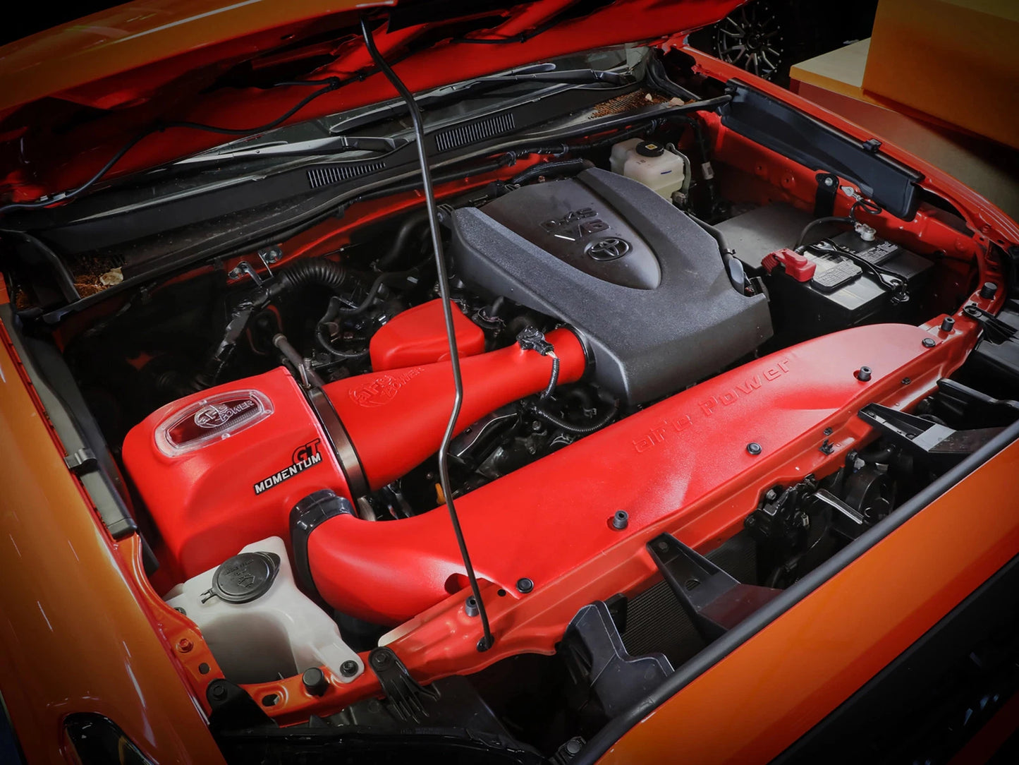 aFe Momentum GT Red Edition Cold Air Intake | Toyota Tacoma V6 3.5L (16-23) (51-76005-R)