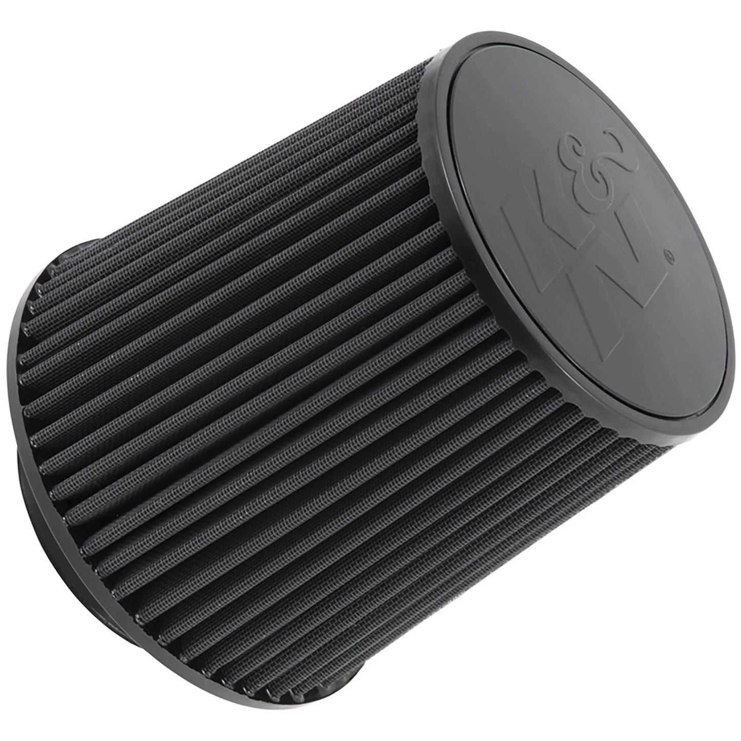 K&N RU-5283HBK Universal Round Tapered High Flow Washable Air Filter for Intake