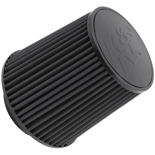 K&N RU-5283HBK Universal Round Tapered High Flow Washable Air Filter for Intake
