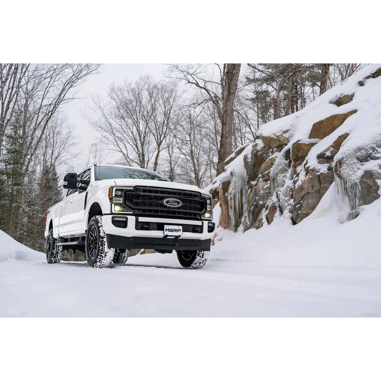 MBRP 4in Resonator-Back Catback Exhaust | Ford F-250/350 17+ (S5247AL)