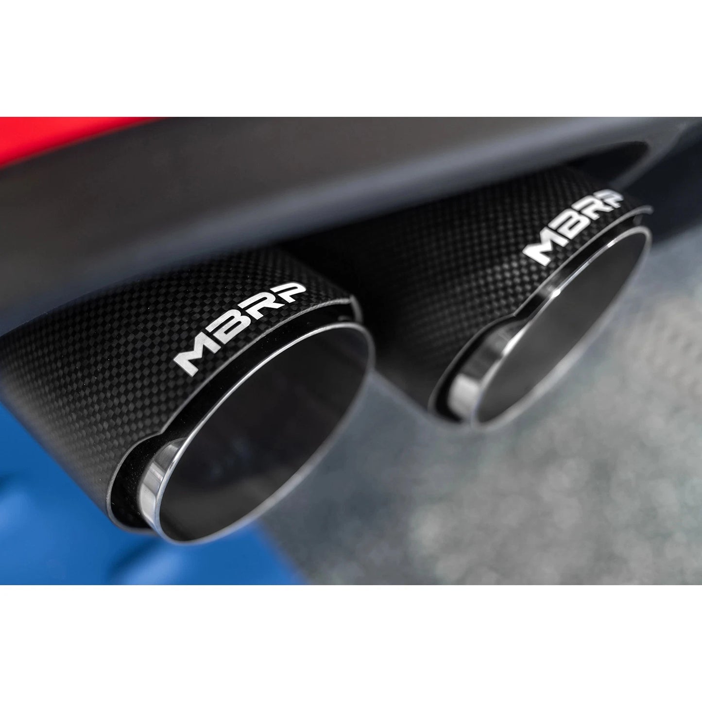 MBRP 3in Cat-Back Exhaust w/ Quad Carbon Tips | Ford Mustang 2.3L EcoBoost (18-22) (S72233CF)