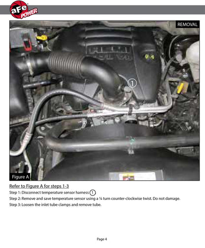 aFe Momentum GT 5R Stage-2 Si Cold Air Intake Dodge Ram 09-24 (54-72102)