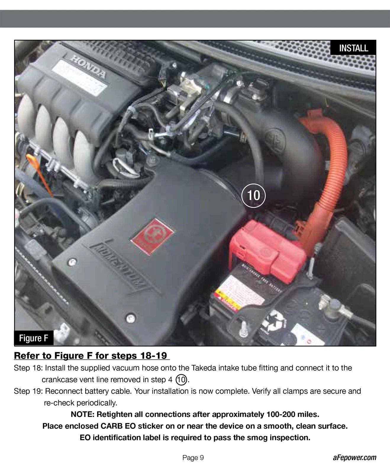 aFe Takeda Momentum Cold Air Intake Stage 2 | Honda CR-Z 11-12 1.5L (TM-1016B-1)