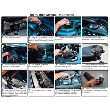 Injen 2009-2026 Dodge Ram 1500 V8-5.7L Evolution Intake | Dodge 3500 / 1500 Classic / Ram 1500 V (09-26) (EVO8101C)