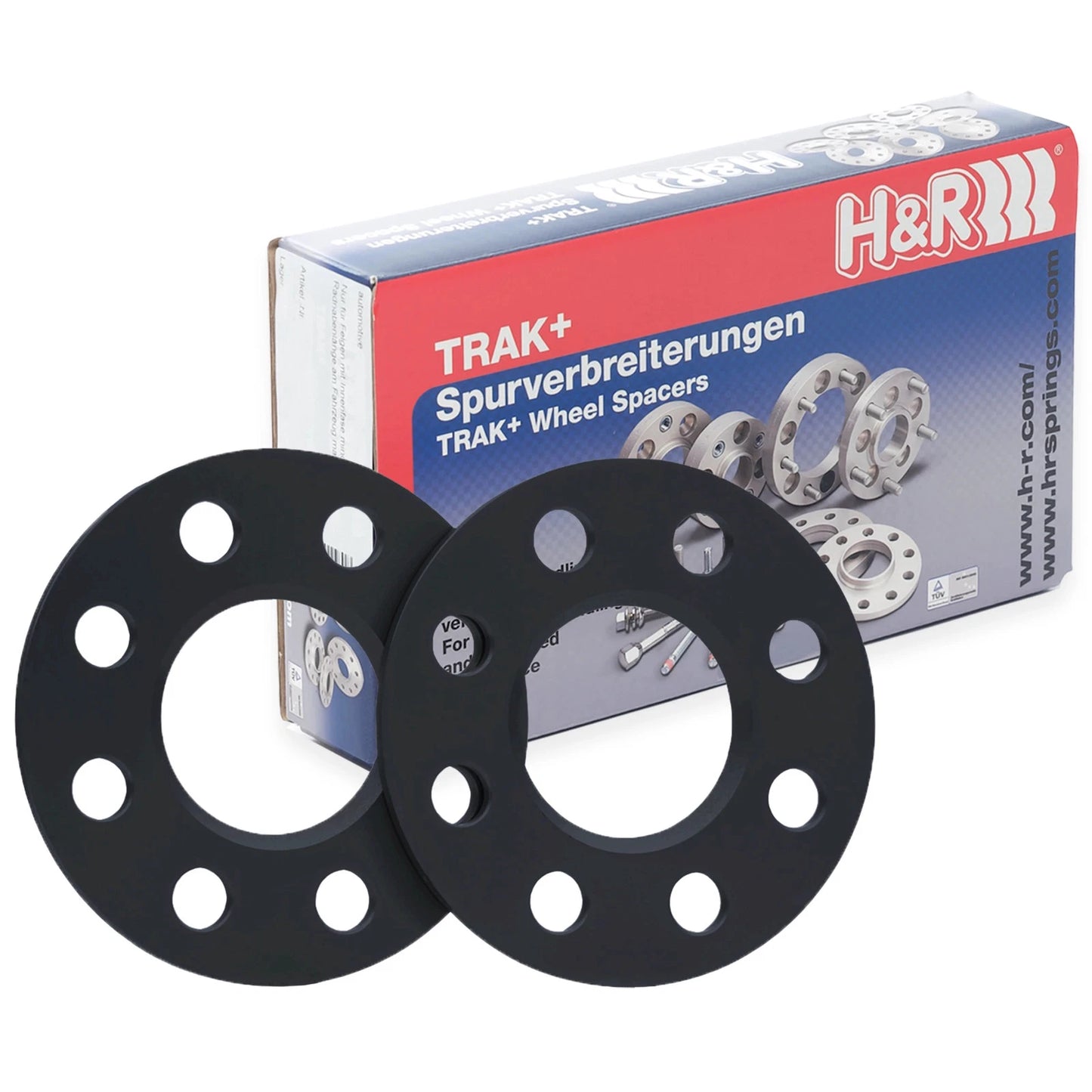 H&R 3024562SW DR Black 15 mm Wheel Spacers Kit Set Pair for 2002-14 MINI Cooper