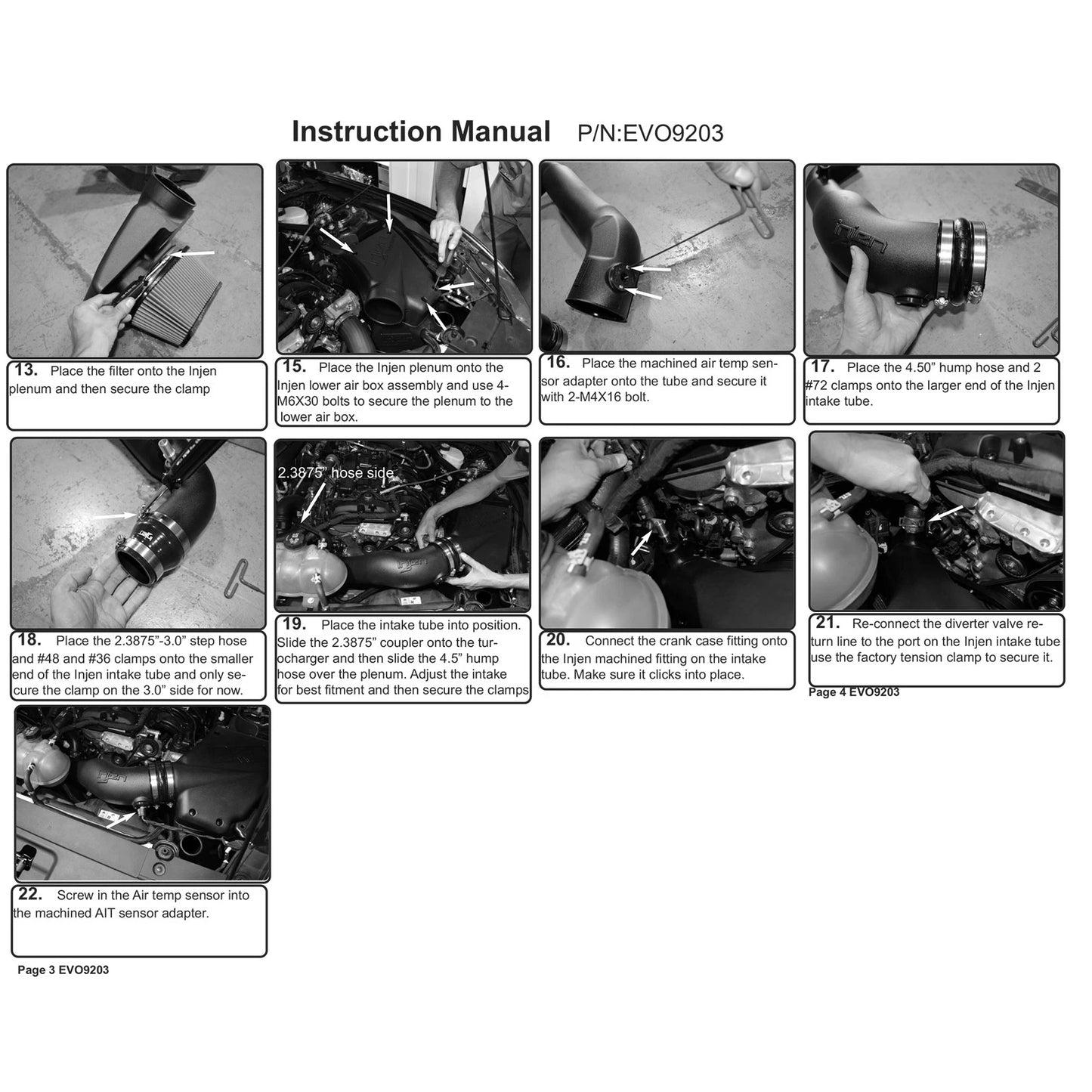 Injen Evolution Intake | Ford Mustang EcoBoost (15-19) / Ford Mustang (16-23) (EVO9203)
