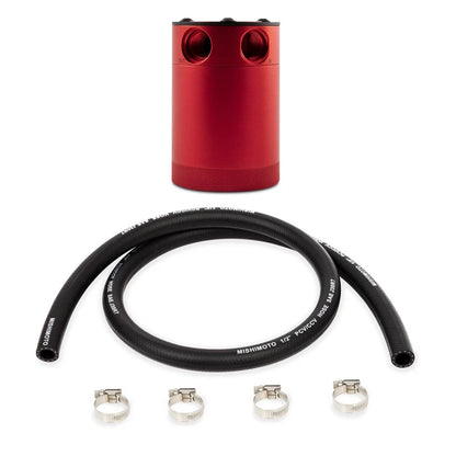 Mishimoto Mishimoto Compact Baffled Oil Catch Can (MMBCC-CBTHR-RD)