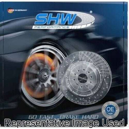 SHW 15-18 Porsche Cayenne GTS w/19in Wheel w/o Ceramics Left Frt Smooth LW Brake Rotor (95835140350)