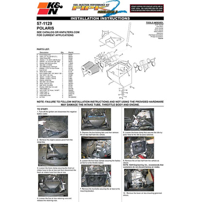 K&N Performance Intake Kit | Polaris RZR 900 (11-14) (57-1129)