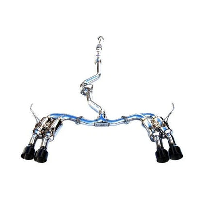 Invidia R400 Gemini Quad Tip Exhaust System | 2015-2021 Subaru WRX/STI (HS15STIGM4XX)