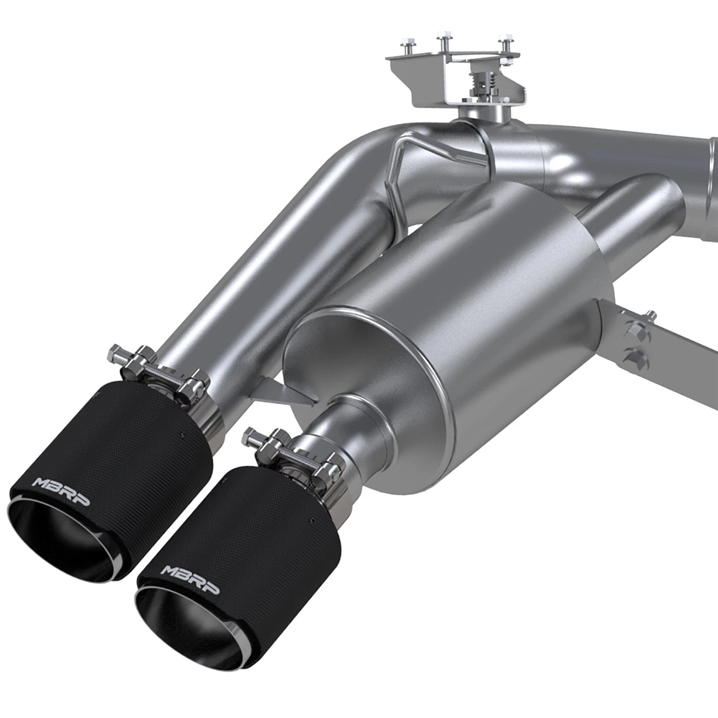 MBRP Stainless Steel 3" Resonator-Back | BMW M2 (18-21) (S45023CF)
