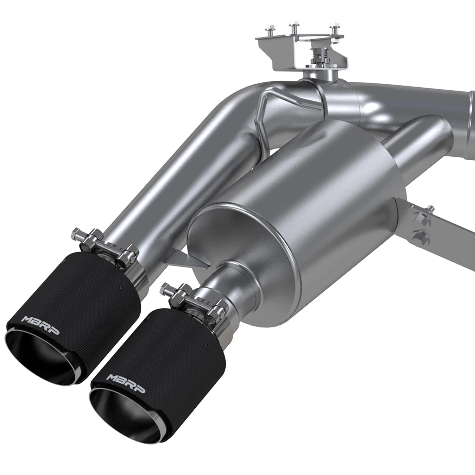 MBRP Stainless Steel 3" Resonator-Back | BMW M2 (18-21) (S45023CF)