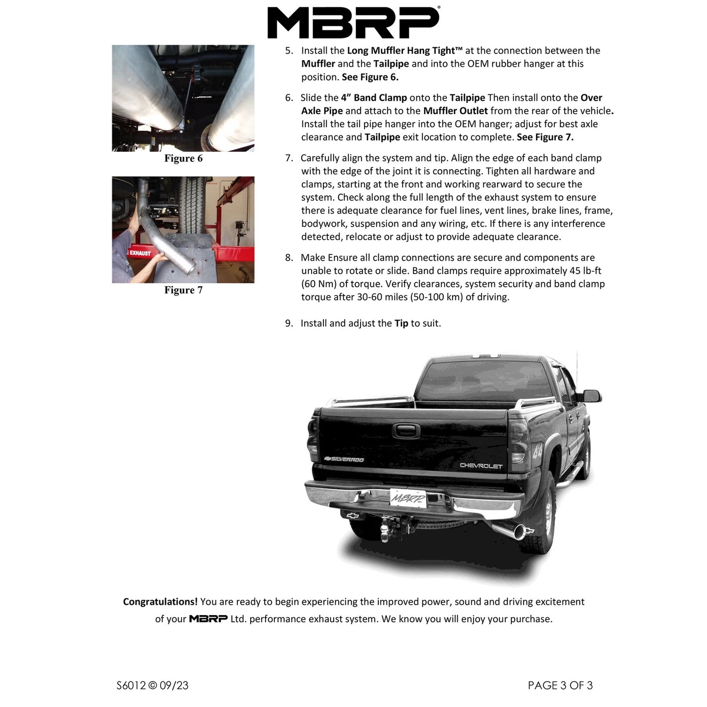 MBRP 4in Classic EC/CC Cat-Back Exhaust | Silverado 2500/3500 HD (06-07) (S6012409)