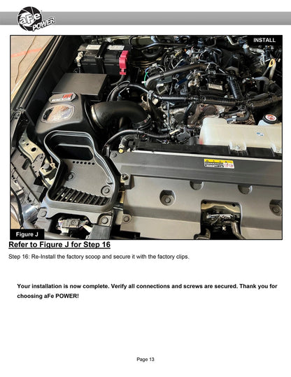 aFe Momentum GT Pro 5R Cold Air Intake System | Toyota Tacoma (24) (50-70119R)