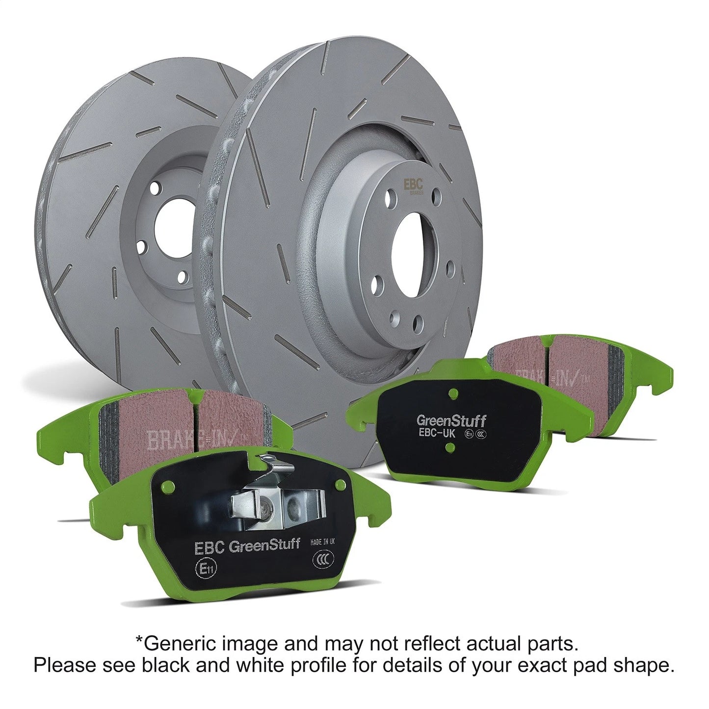 EBC S2 Kits Greenstuff Pads and USR Rotors