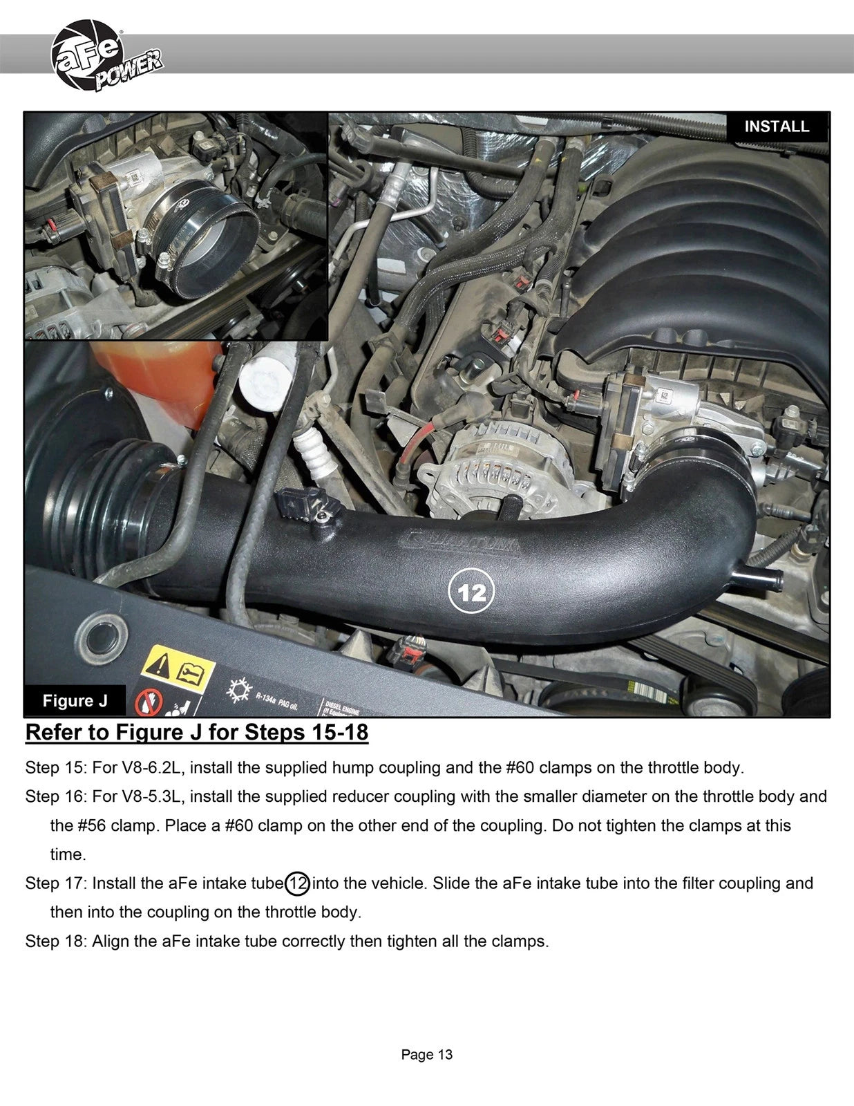 aFe Quantum Cold Air Intake w/ Pro Dry S Media | GM Silverado/Sierra 1500 V8-5.3/6.2L (14-19) (53-10030D)