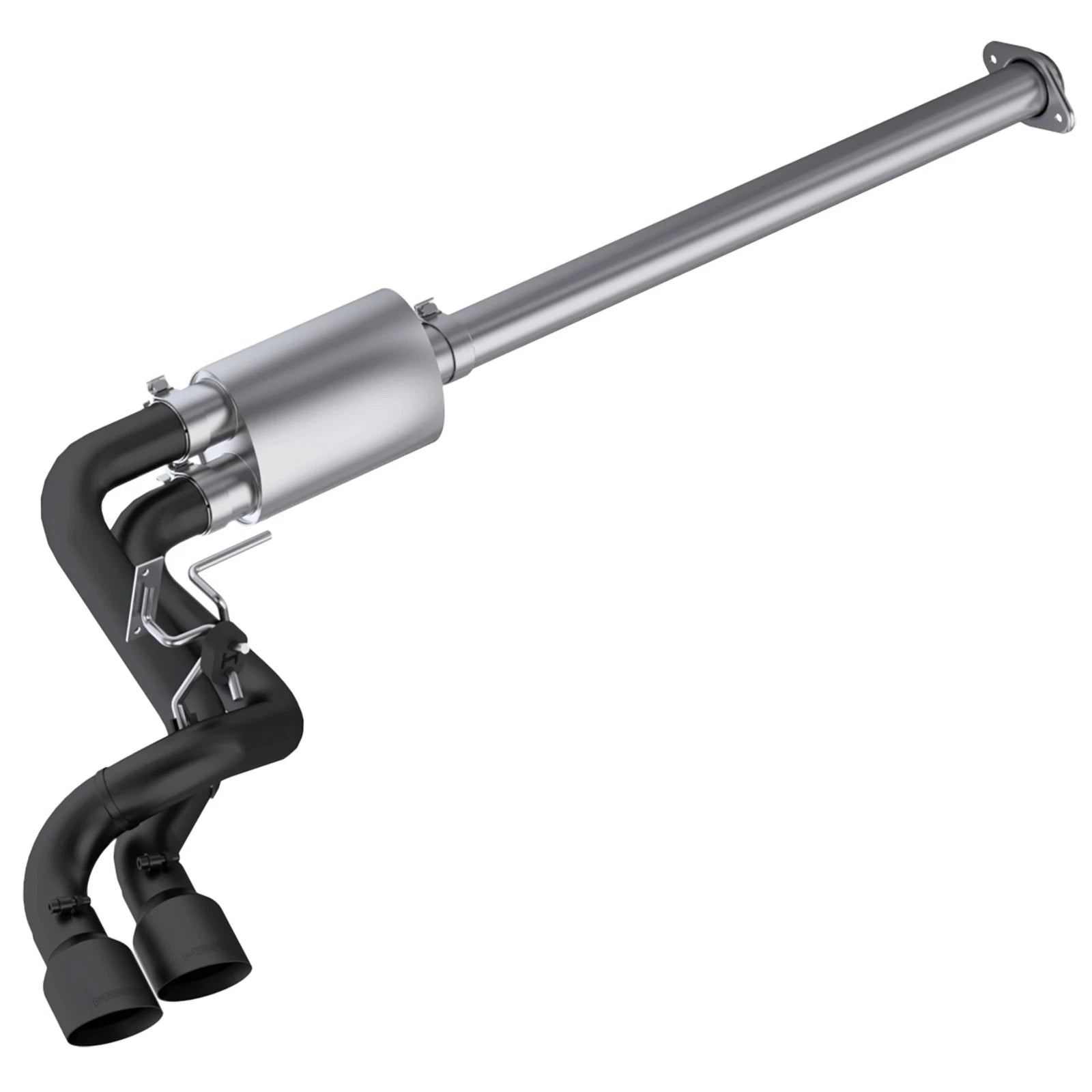 MBRP 3in Black Coated Cat-Back Exhaust w/ 4.5in OD Tips | Ford F150 (09-14) (S5261BLK)