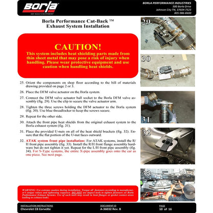 Borla Exhaust Cat-Back Exhaust System | 2020-2021 Chevrolet Corvette (140838/9)