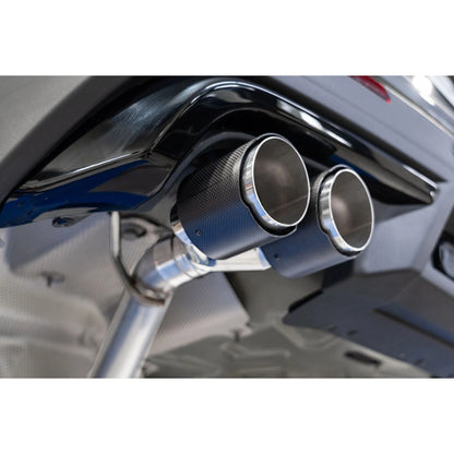 MBRP 2.5in Dual Rear Exit Axle Back w/ Quad CF Tips | Explorer ST 20-21 (S52033CF)