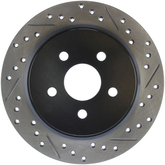 StopTech 127.63054L Rear Left Drilled Disc Brake Rotor for 2003-2005 Dodge Neon