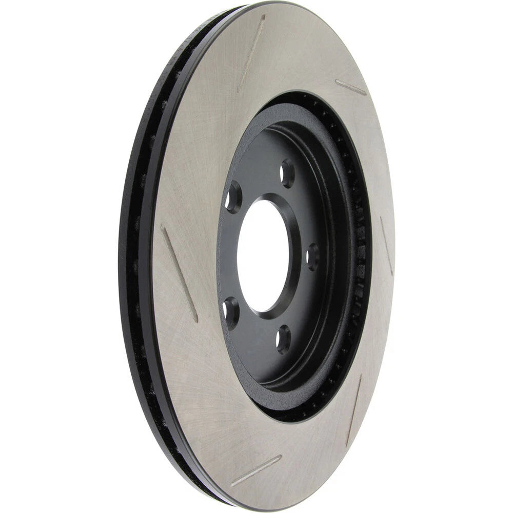StopTech 126.61087SL Rear Left Slotted Brake Disc Rotor for 2005-14 Ford Mustang