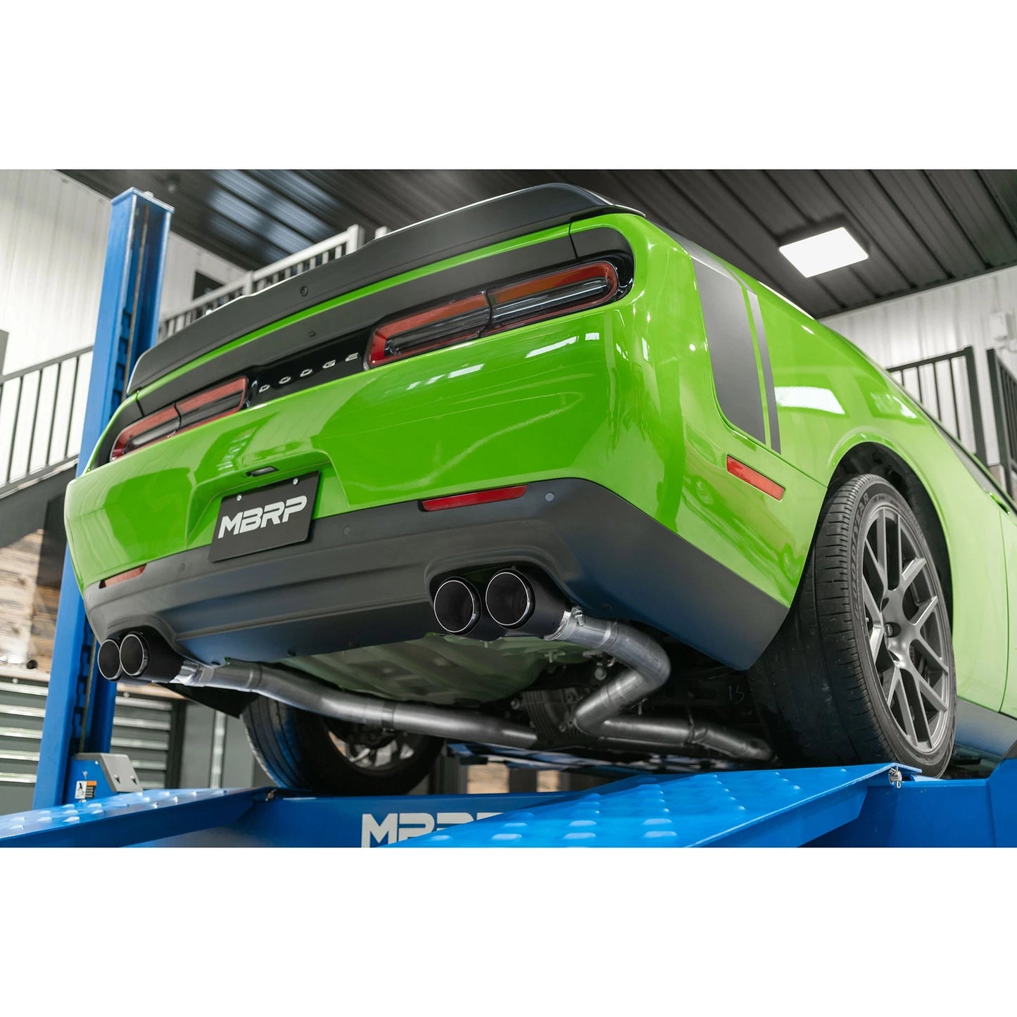 MBRP Perf Series 3in D&S Cat-Back Exhaust w/ CF Tips | Dodge Challenger 16+ (S71143CF)