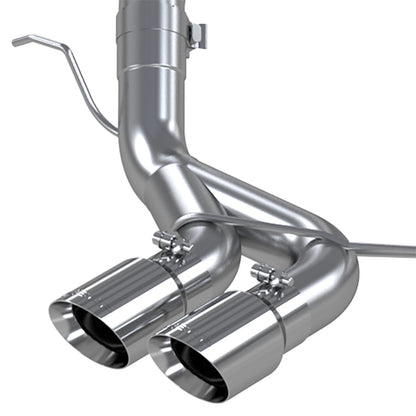 MBRP 3in T304 Dual Center Outlet Cat-Back Exhaust | Ford Focus ST (13-14) 2.0L EcoBoost (S4200304)