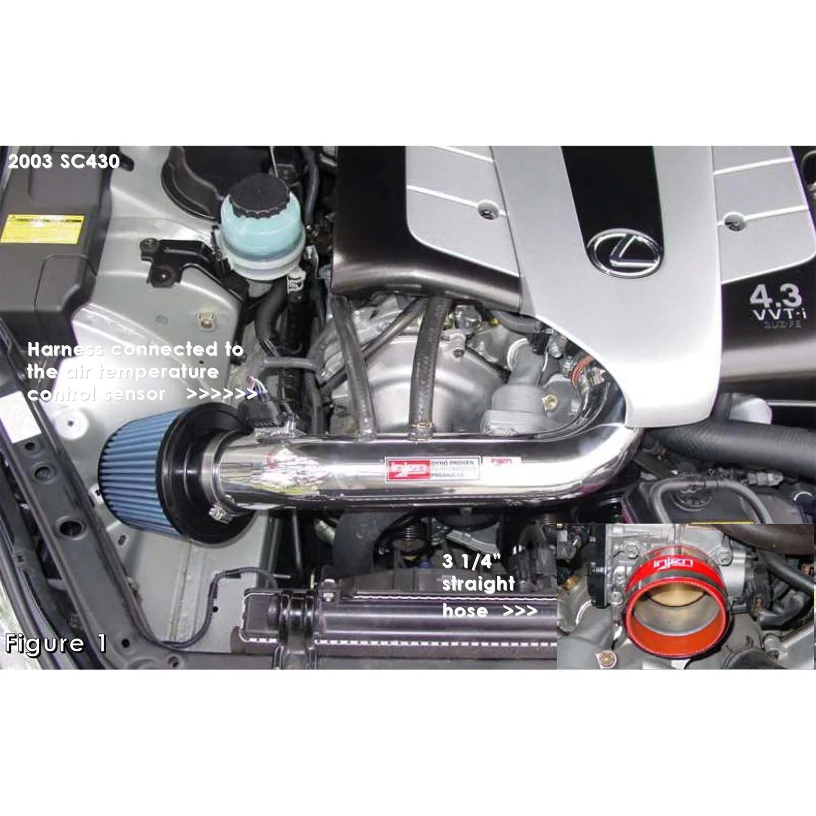 Injen Short Ram CAI | Lexus GS430/LS430/SC430 (01-03) (IS2095BLK)