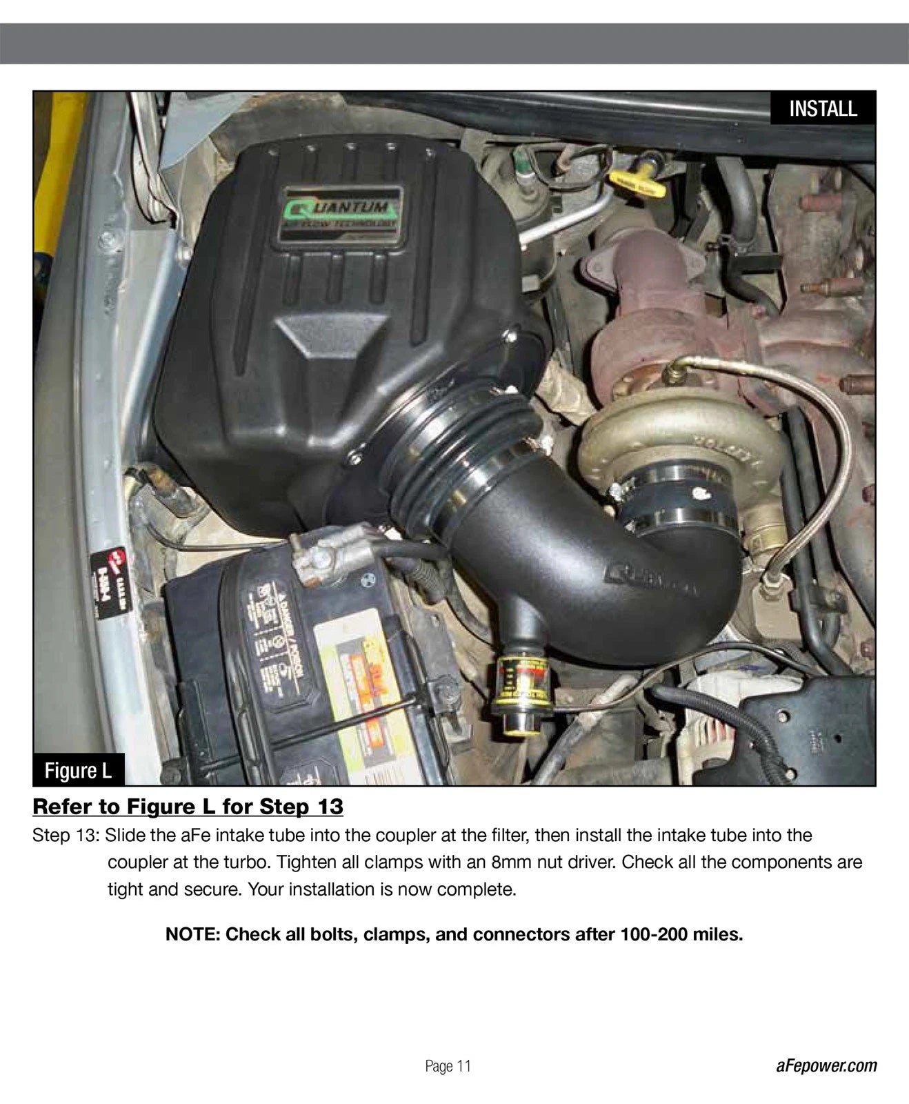 aFe Quantum Pro 5R Cold Air Intake | Dodge Cummins L6-5.9L (94-02) (53-10001R)