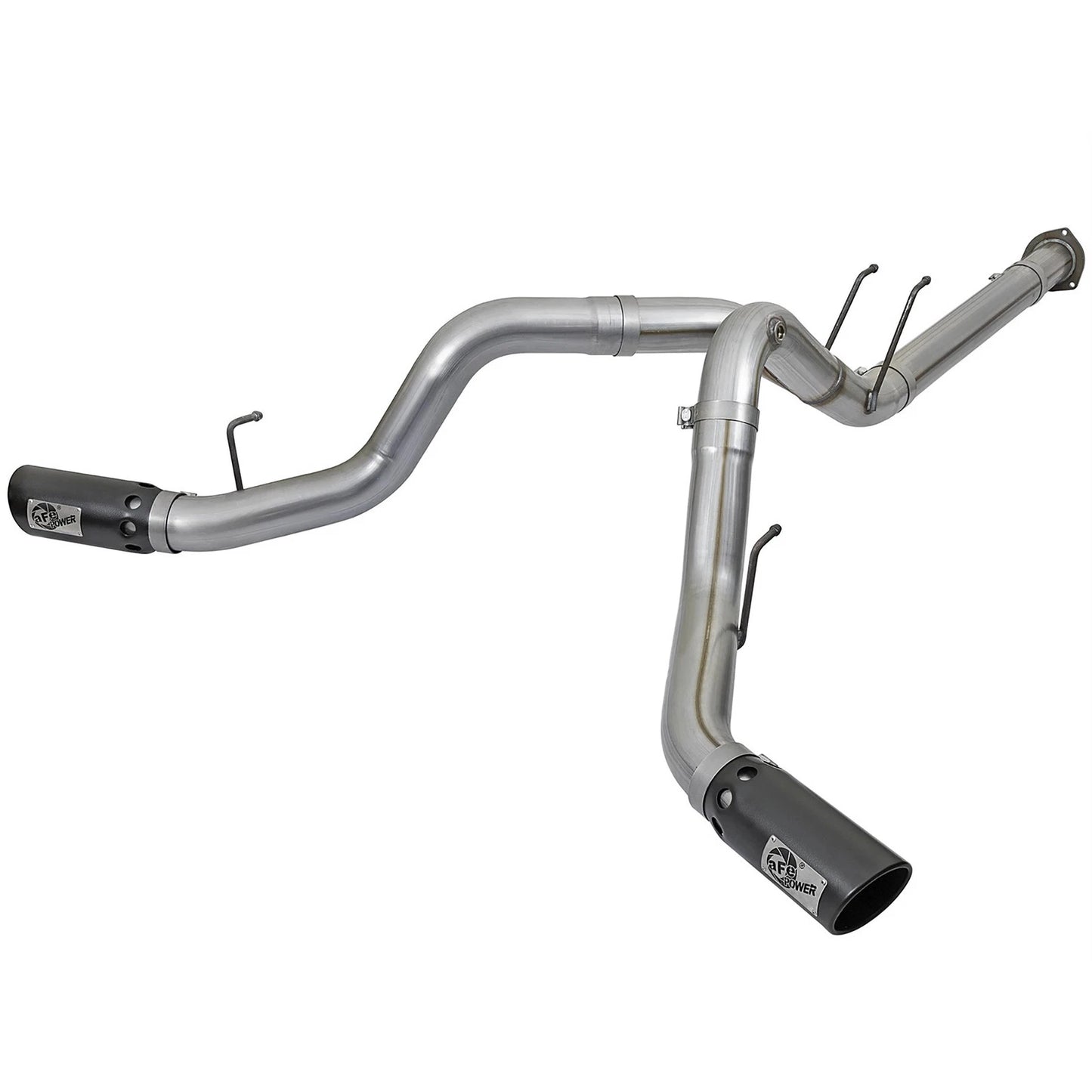 aFe Large Bore-HD 4in SS DPF-Back Exhaust | Ford F-250/350 17-23 (49-43092-B)
