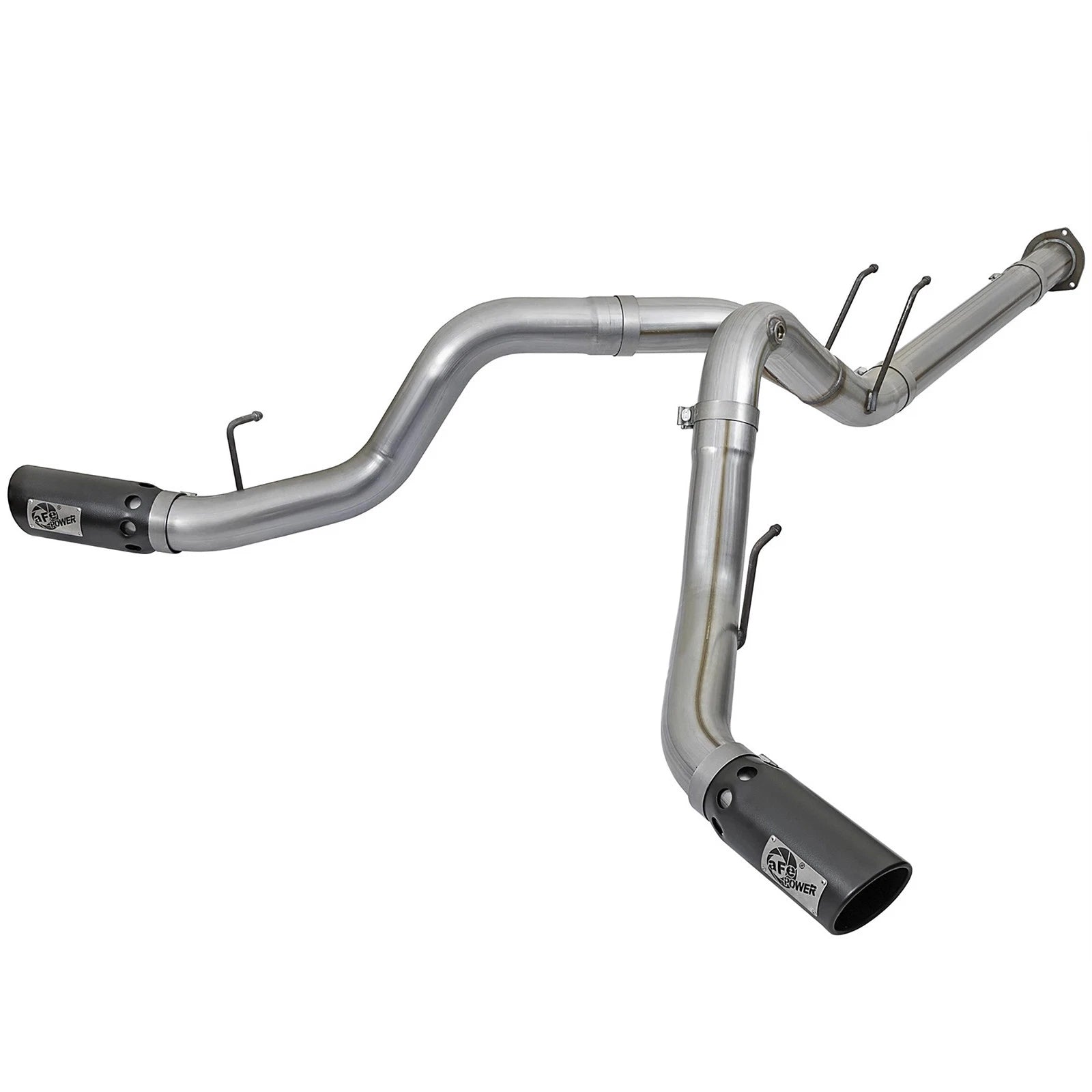 aFe Large Bore-HD 4in SS DPF-Back Exhaust | Ford F-250/350 17-23 (49-43092-B)