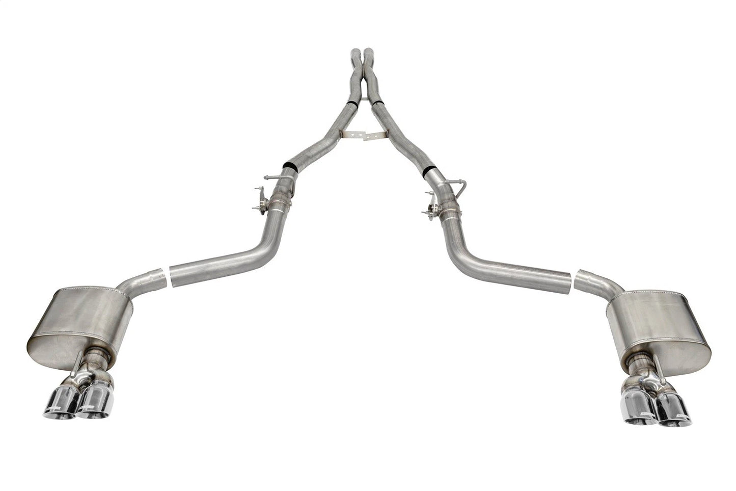 CORSA Xtreme Valved / 2.75 in Cat-Back 3.5 in Tips | 2015-2023 Challenger 6.4L, 6.2L (21070)