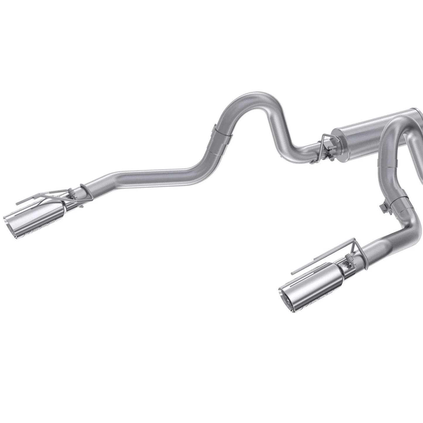 MBRP 2.5in D&S Rear AL Cat-Back Exhaust | Mustang GT/Mach 1 (99-04) (S7221AL)