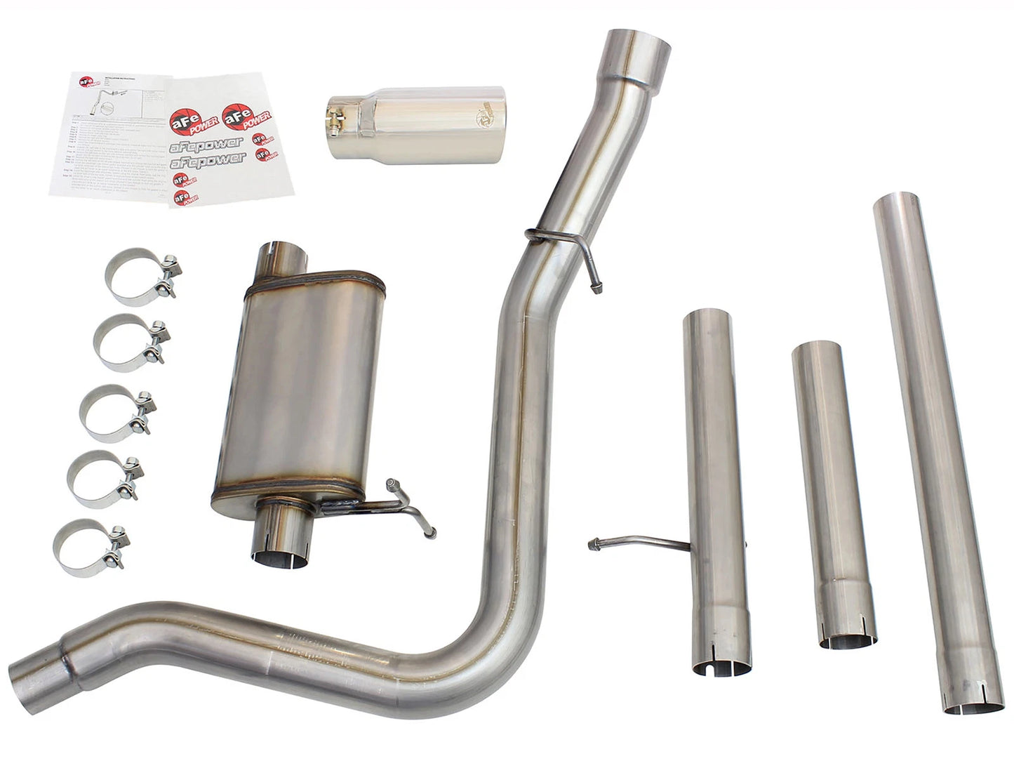 aFe 3-3.5in SS Cat-Back Exhaust | Ford F-250/350 99-04 (49-43076-P)