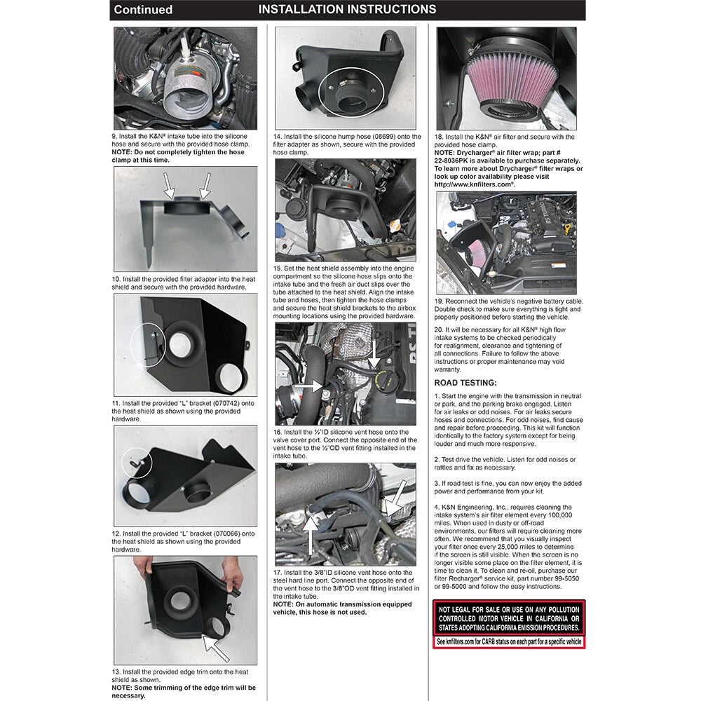 K&N Typhoon Air Intake System | 2009-2012 Hyundai Genesis Coupe 2.0T (69-5302TTK)