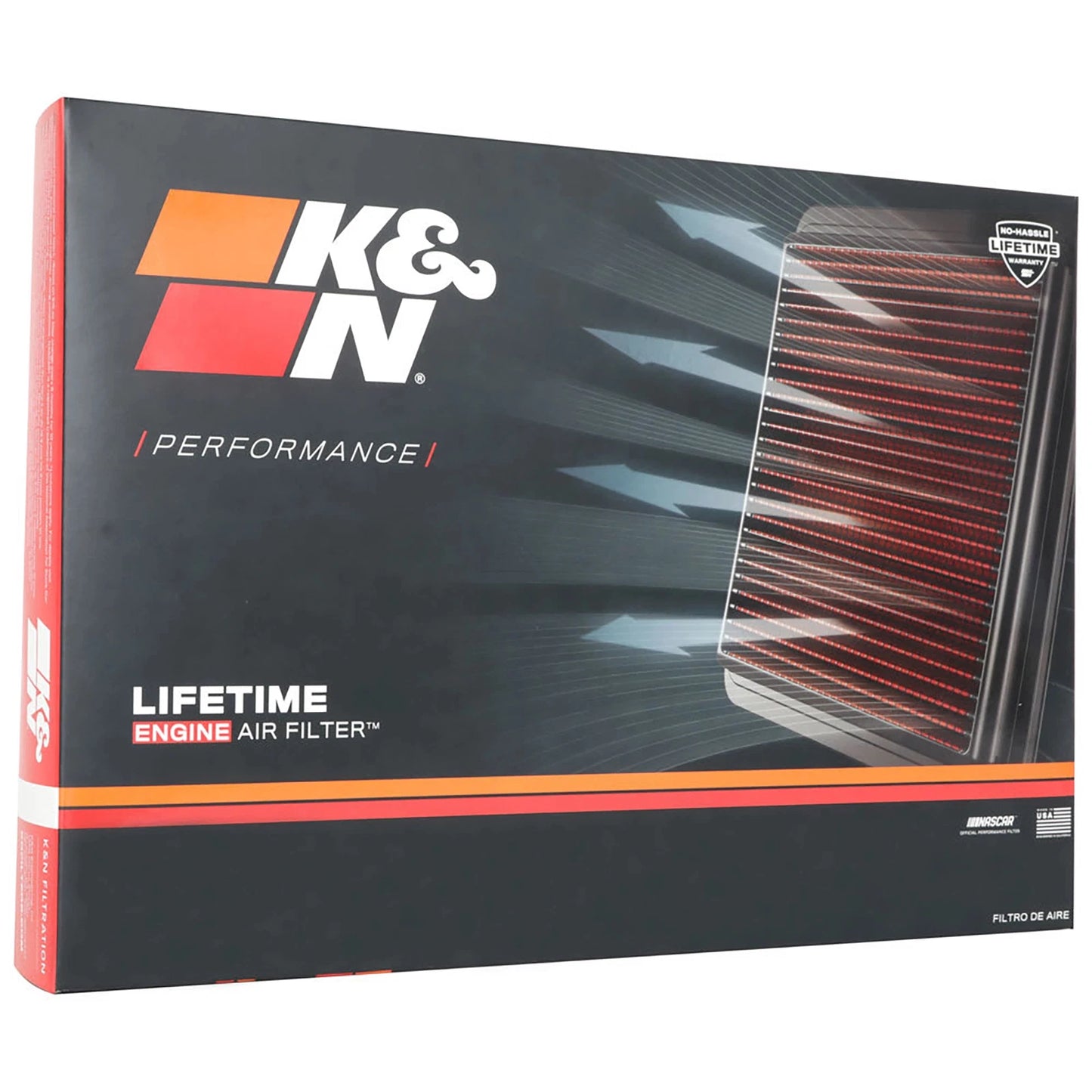 K&N 33-5098 Performance Air Filter for 20-23 Silverado Sierra 2500 3500 HD 6.6L