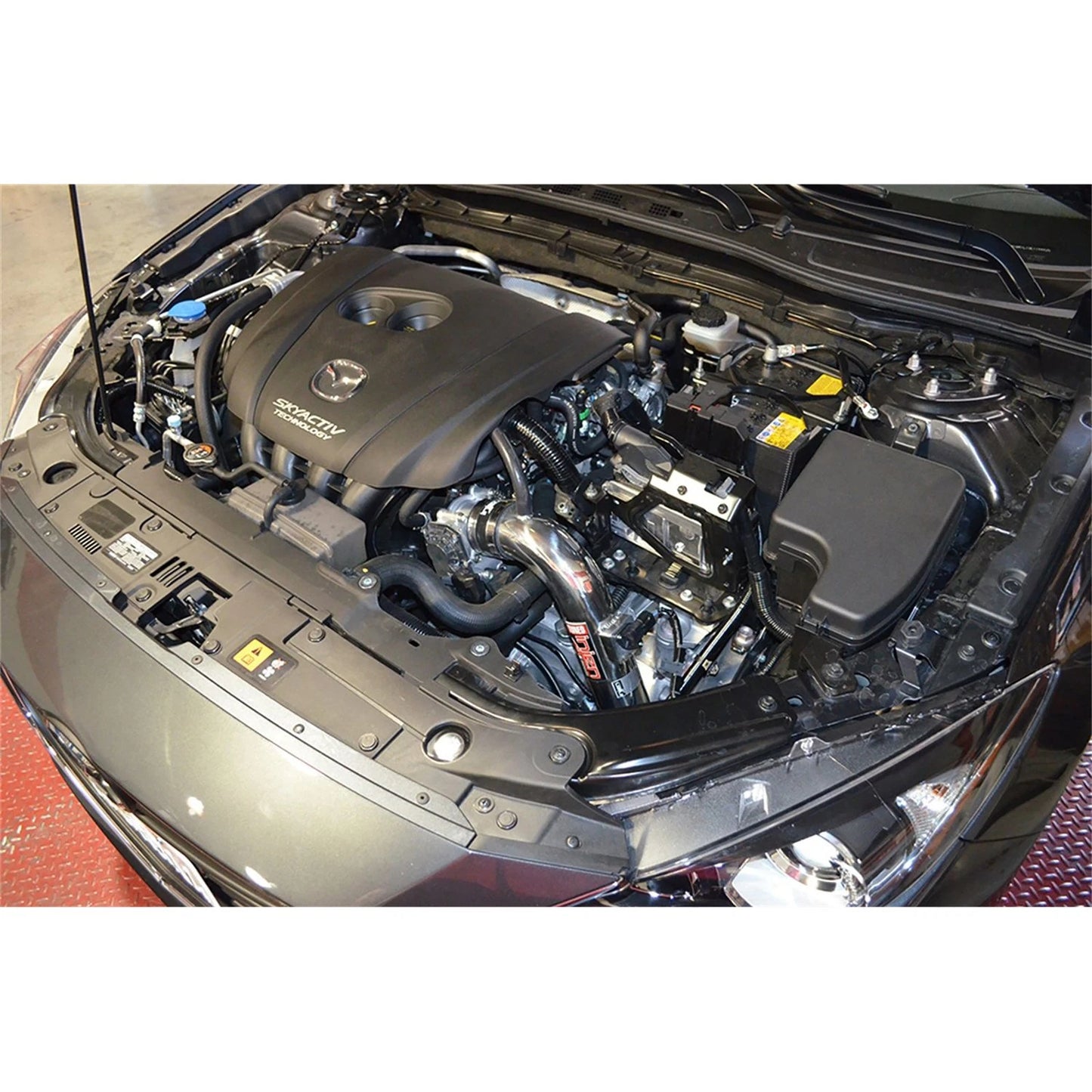Injen 13-18 Mazda 3 2.0L 4Cyl AT Black Cold Air Intake with MR Tech and Air Fusion | Mazda 3 (2005-2013, 2013-2019) (SP6065BLK)