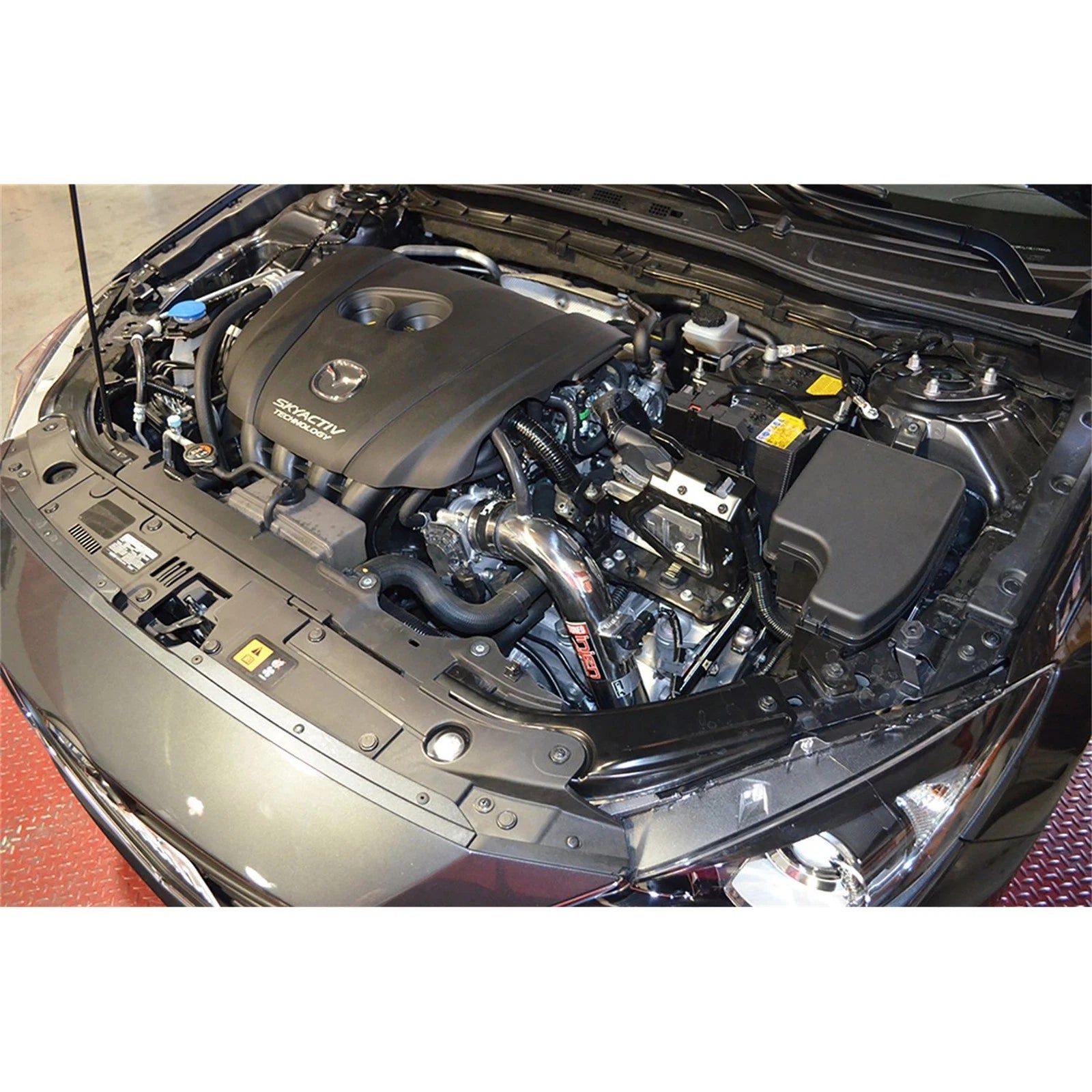 Injen 13-18 Mazda 3 2.0L 4Cyl AT Black Cold Air Intake with MR Tech and Air Fusion | Mazda 3 (2005-2013, 2013-2019) (SP6065BLK)