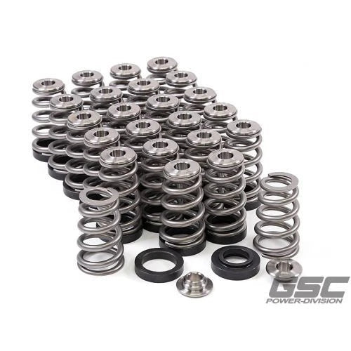 GSC P-D Nissan RB26DETT Shimless Conical Valve Spring & Ti Retainer Kit ( Max Boost PSI 50)