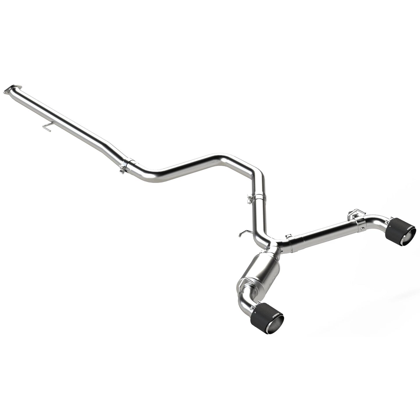 MBRP 3in D&S Catback Exhaust Dual Rear Exit w/ T304 & CF Tips | Veloster (19-22) (S47073CF)