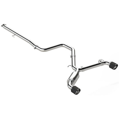 MBRP 3in D&S Catback Exhaust Dual Rear Exit w/ T304 & CF Tips | Veloster (19-22) (S47073CF)