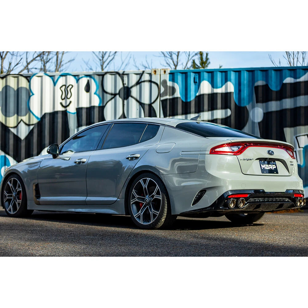 MBRP Carbon Fiber Tip / Bezel Replacement | 2018-2021 Kia Stinger GT (T5195CF)