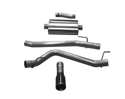 CORSA Sport, Touring / 3.0 in Cat-Back Single 4.0 in | 2020-24 Jeep Gladiator JT 3.6L (21060, 21062)