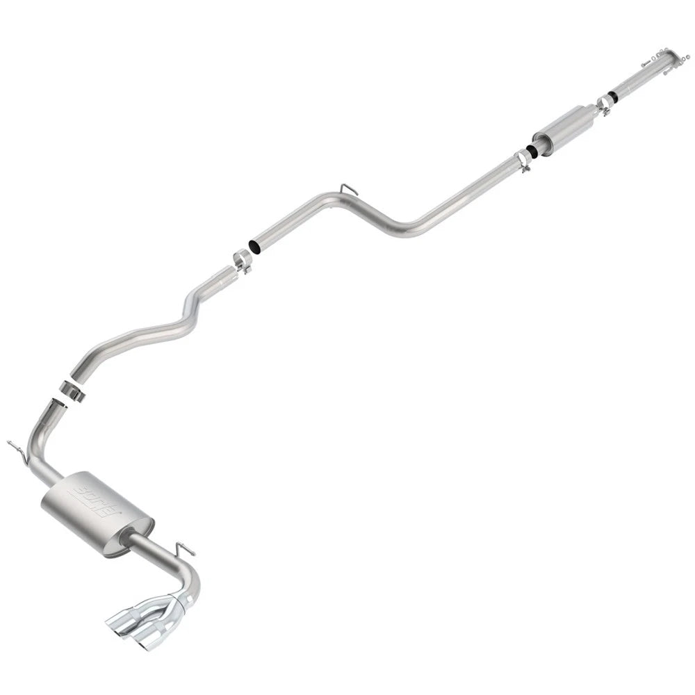 Borla Cat-Back Exhaust System - S-Type | 2012-2018 Ford Focus Hatchback 2.0L (140400)