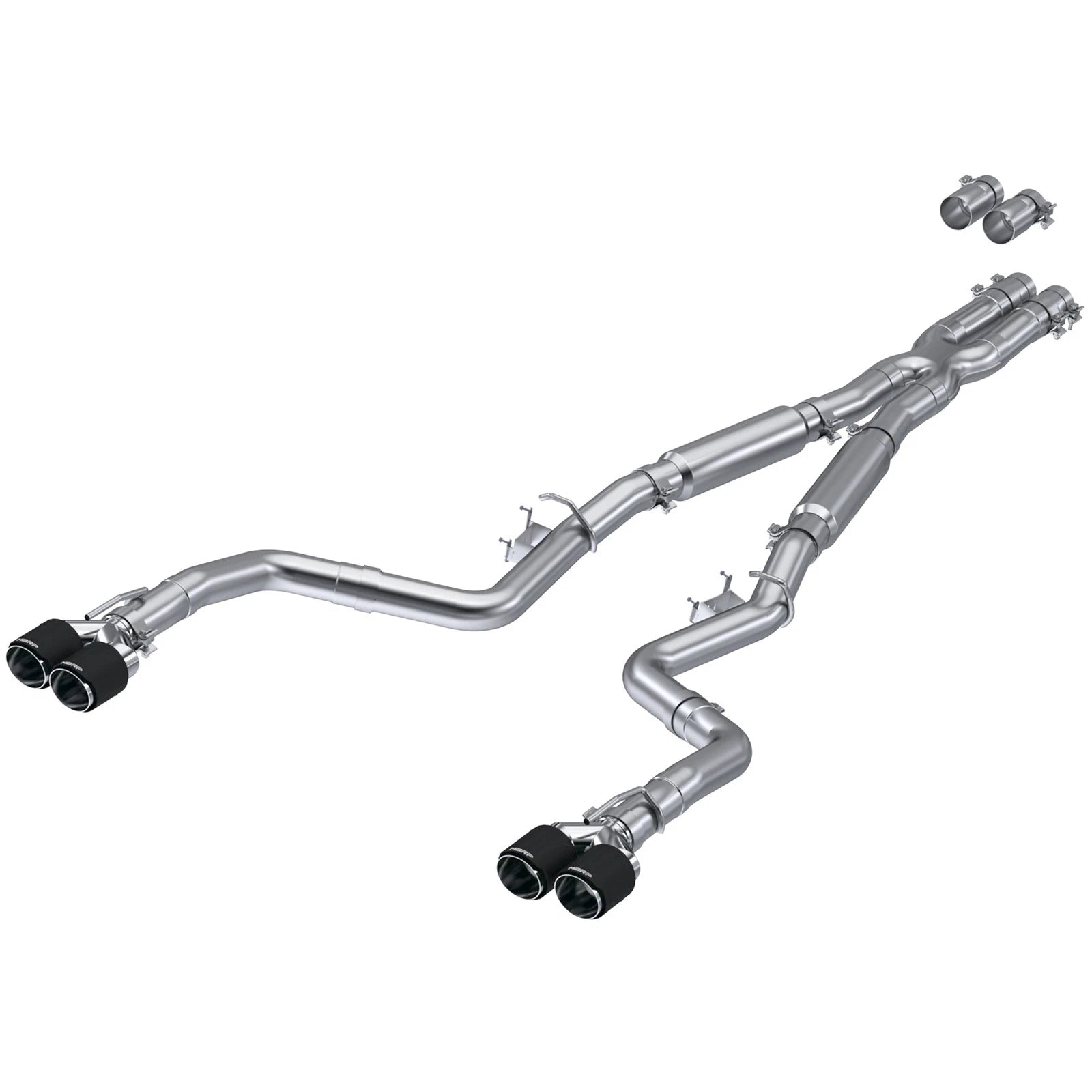 MBRP 3in T304 CF D&R Cat-Back D&S Exhaust | Dodge Challenger 17+ (S71133CF)