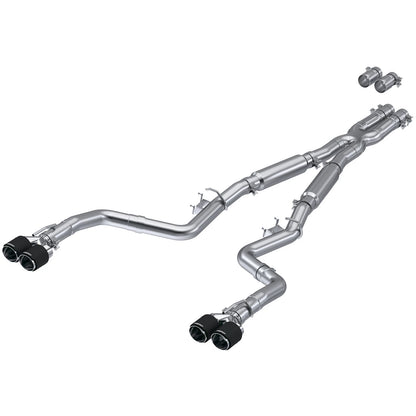 MBRP 3in T304 CF D&R Cat-Back D&S Exhaust | Dodge Challenger 17+ (S71133CF)