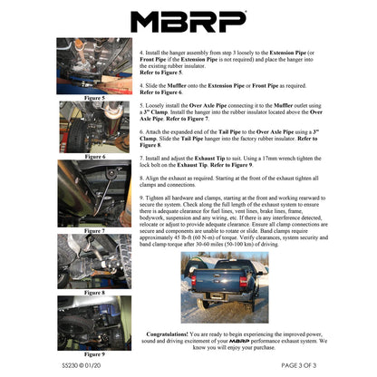 MBRP 3in Cat-Back Single Side Exit Aluminum Exhaust System | Ford F150 (11-12) (S5230AL)