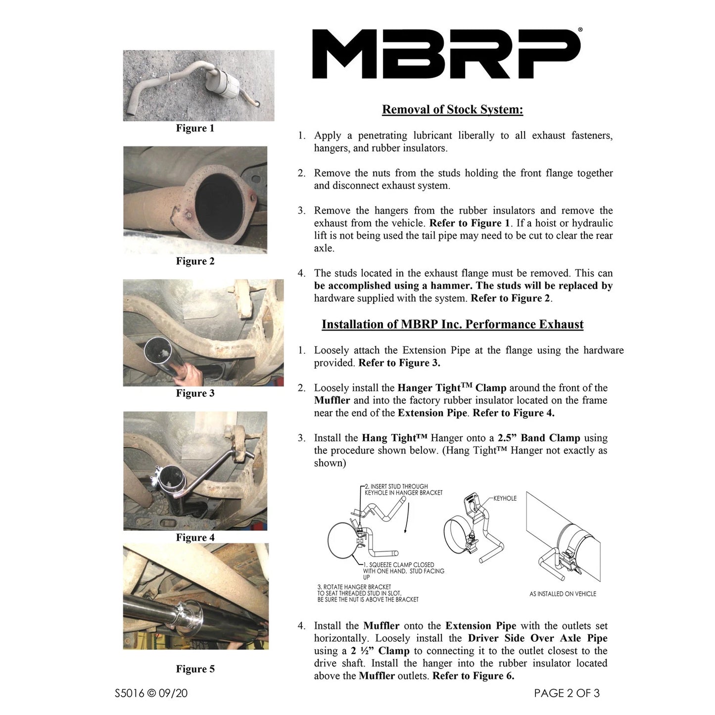 MBRP 2.5in D&S Dual Split Rear Exhaust | Chevrolet/GMC 1500 Classic (03-07) (S5016AL)