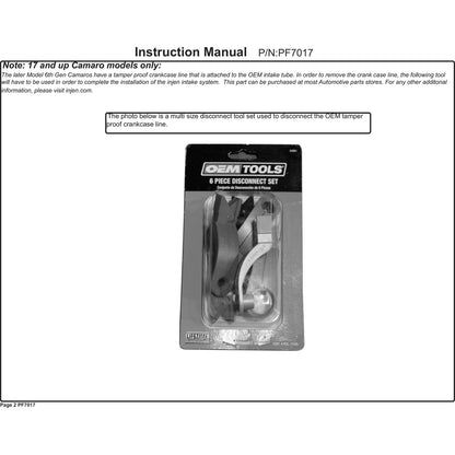 Injen Wrinkle Black Power-Flow Air Intake System | Chevrolet Camaro (16-26) (PF7017WB)